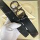 Best Copy Salvatore Ferragamo Stripped Leather Belt All Black (10)_th.jpg